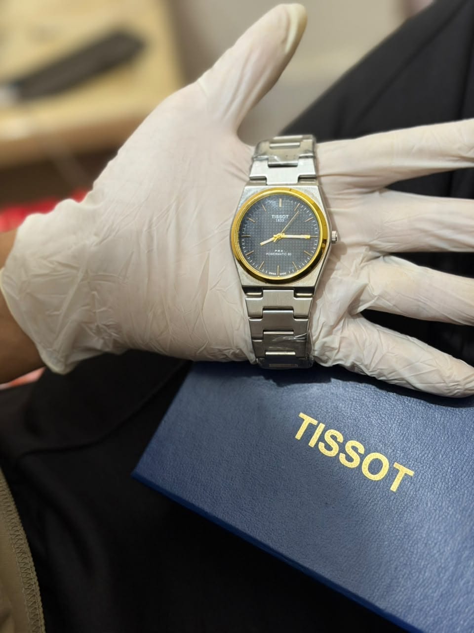 Tissot PRX - Silver Gold Black