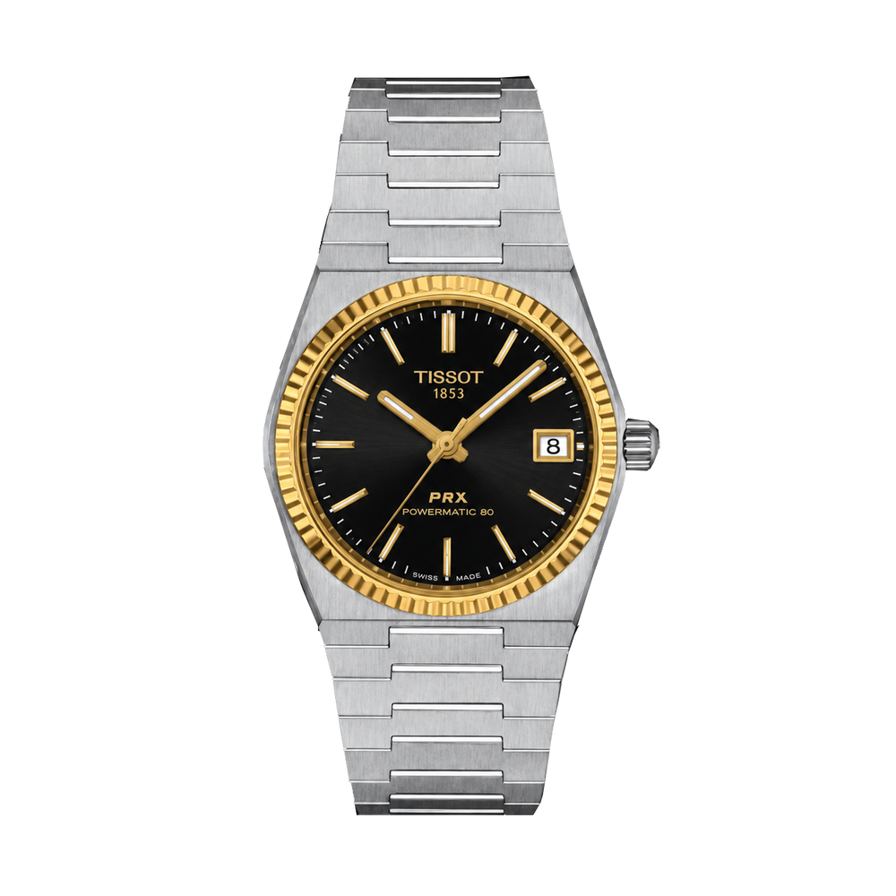 Tissot PRX - Silver Gold Black
