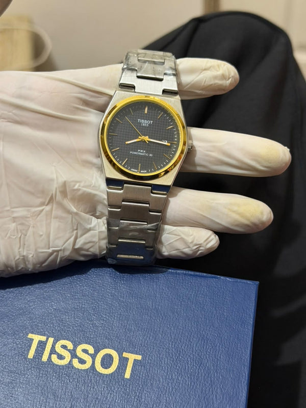 Tissot PRX - Silver Gold Black Lifestyle